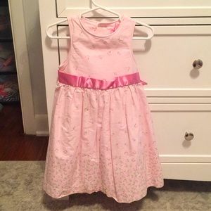 EMMA’S GARDEN Pink Floral Sleeveless Dress 2T